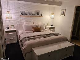 Consider decorating with 2 bedside table lamps, but choosing complementing lamps instead of an exact match. Kmart Hack How To Create On Trend Pendant Lights On A Budget Daily Mail Online