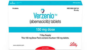 Abemaciclib works by blocking these proteins. Ramiven Verzenio Abemaciclib Prescription Treatment Cancer Rs 18300 Strip Id 22946146655