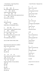 Lirik Chord Lagu Mix 1