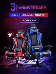 gtracing 3 years anniversary gaming chair best gaming setup games