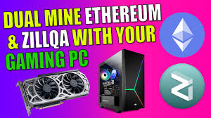 Today, it is easier for people to start mining ethereum, which can be mined with graphics cards. Mine Ethereum Eth Zillqa Zil With Your Gaming Pc Crypto Mining Youtube