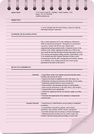 professional librarian resume samples