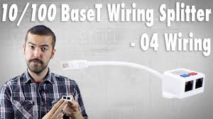 It shows the components of the circuit as simplified shapes, and the talent and signal links amid the devices. 10 100 Baset Wiring Splitter 04 Wiring How Does It Work Youtube