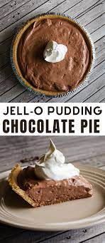Easy Jello Pudding Chocolate Pie Recipe In 2021 Instant Chocolate Pudding Recipe Chocolate Pie With Pudding Chocolate Pie Recipes