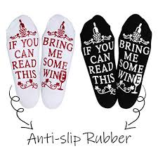 Rare gifts for men, based on their interests. If You Can Read This Bring Me Some Wine Socks Two Pairs Christmas Funny Unique Gifts