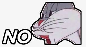 1001 rabbit tales is a 1982 animated anthology film with a compilation of warner bros. Bugs Bunny No Meme Png Transparent Png Kindpng