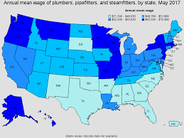 Apprentices' pay varies by region and workplace, but typically start at about half of a journeyman plumber's wage. Plumbers Pipefitters And Steamfitters