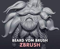 Zbrush Beards Vdm Brush Zbrush Zbrush Hair Zbrush Tutorial