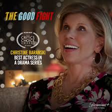 Thank you so much to the Critics Choice Awards for this nomination and all  The Good Fight love!! ✨