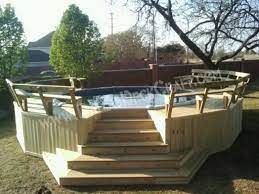 Do not do it the other way around and add fill dirt or sand to. Hidden Benefits Of Above Ground Pool Decks Built By A Pro Dallas Deck Craft