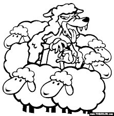 Online jigsaw puzzle > wolf skills > problem solving, computer skills (mouse). Aesop S Fables Online Coloring Pages