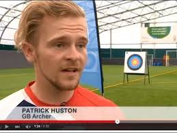Patrick Huston teaches Notts Forest pros some archery
