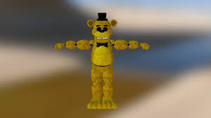 Golden Freddy Download Free 3d Model By 999angry 999angry Sketchfab 3d Model Freddy Model