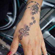 Considering the rosary beads as a tattoo design here is everything you need to know before getting your ink: Rosary Tattoo Designs For Woman Tattoomenu