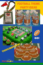 7th Birthday Party Theme Ideas For Boy Sam S 7th Birthday Party Football Theme Football Theme Party Football Birthday Party Football Birthday Party Theme