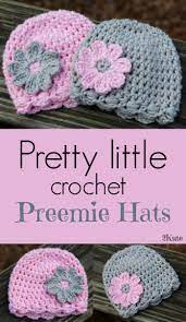 Preemie Or Newborn Crochet Hats Made With 100 Cotton Yarn Newborn Crochet Hats Newborn Crochet Patterns Cotton Yarn Crochet Pattern Crochet With Cotton Yarn