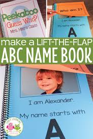 Use This Editable Template To Make An Alphabet Class Book For Your Preschool Or Pre K Classroom Name Activities Preschool Class Books Preschool Name Activities