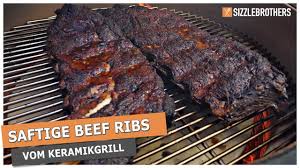 Pour marinade over pork riblets. Beef Ribs Vom Keramikgrill Beef Ribs Grillen Youtube