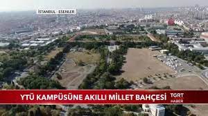 Çevre ve şehircilik bakanlığı, yıldız teknik üniversitesi esenler davutpaşa kampüsü'ne 250 dönüm alana sahip akıllı millet bahçesi yapıyor. Tgrt Haber Ytu Kampusune Akilli Millet Bahcesi Facebook