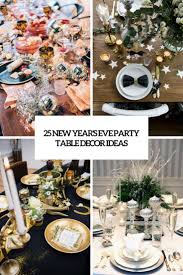 From party tables that make a big statement to subtle spreads with a touch of festivity, the ideas below will inspire you with their creativity and flair. 25 New Year S Eve Party Table Decor Ideas Shelterness