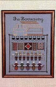 Told In A Garden Barn Raising The Cross Stitch Pattern Cross Stitch Patterns Cross Stitch Cross Stitch Samplers