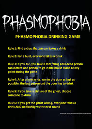 Aiming to go to kickstarter in april/may! Phasmophobia Drinking Game Phasmophobiagame