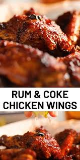 Tasty garlic chicken wings easy food recipes for dinner to. Rum And Coke Chicken Wings Chicken Wing Recipes Easy Chicken Recipes Easy Chicken Dinner Recipes