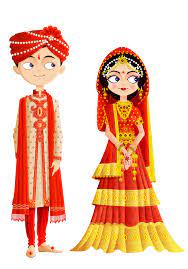 Download a free preview or high quality adobe illustrator ai, eps. Indian Wedding Couple Wedding Couple Cartoon Indian Wedding Couple Indian Wedding Invitation Cards