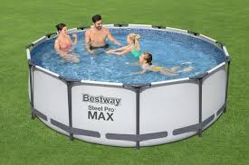 Bestway Steel Pro Max Round Tubular Pool 3 66x 1 22m C Piscine