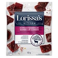 Korean food, 1 portion (300g). Voila Online Grocery Delivery Lorissa S Kitchen Beef Jerky Korean Bbq 63 G