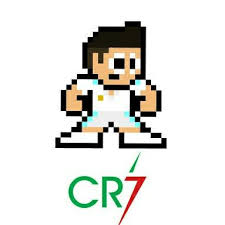 Cristiano Ronaldo Pixel Art