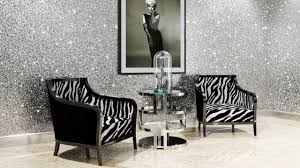 Silver Gltter Wallcovering For Entrance Hallway Home Or Business Glitter Home Decor Wall Coverings Interior Design