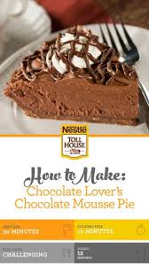 This Amazing Chocolate Lover S Chocolate Mousse Pie Has A Chocolate Crust With A Milk Chocolat Chocolate Mousse Pie Chocolate Desserts Low Carb Recipes Dessert