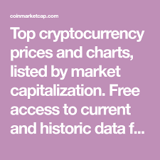 Due to the volatility of crypto prices, the top 10 changes. Top Cryptocurrency Prices And Charts Listed By Market Capitalization Free Access To Current And Historic Dat In 2021 Cryptocurrency Capital Market Top Cryptocurrency