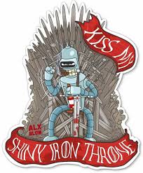 Bender Kiss My Shiny Iron Throne Futurama Futurama Animated Cartoons Funny Drawings Futurama had its own brand of comedic flair, which is. pinterest