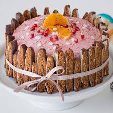 Die herstellung der granatapfel creme ist einfach und die kalorienanzahl beträgt pro portion 275 kcal. Orangen Granatapfel Torte Rezept Lebkuchen Schmidt