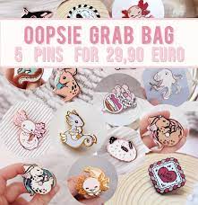 5 Enamel Pins Oopsie Bag Mystery Grab Bag Lucky Bag - Etsy