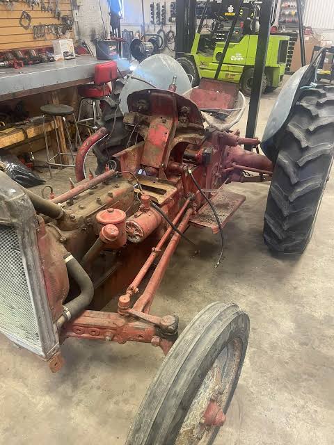 Something little different in shop. 8n ford in for steering box rebuild