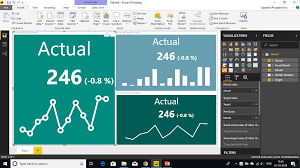 Power Bi Kpi Create Power Bi Kpi Visuals Key Performance