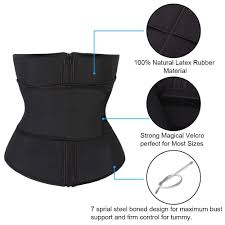 Neoprene High Compression Zipper Waist Trainer Shaper