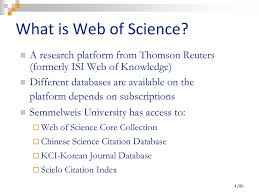 Web of science core collection master journal list of clarivate analytics is a useful video for researchers. Web Of Science Scopus And Google Scholar Ppt Download