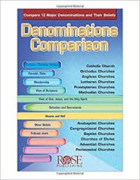 Buy Denominations Comparison Pamphlet Compare 12 Major