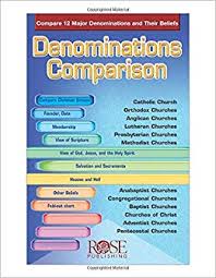 buy denominations comparison pamphlet compare 12 major