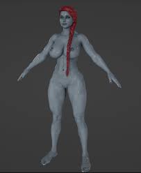 1girls 3d a-pose abs alien alien girl alien only azzat barefoot  big ass big breasts blue skin curvaceous curvy feet female female only grey  skin guardians of the galaxy