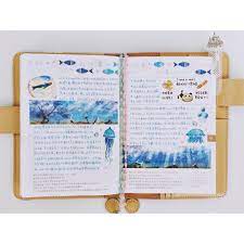 夏昕on instagram 深海里的秘密 ほぼ日 ほぼ日手帳 hobonichi mt 紙膠帶 文房具 daily stationary maskingtape washitape dairy 日常 マス sand art travel sketchbook cornflower