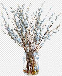 What kind of flowers go in a vase? White Flowers On Clear Glass Vase Salix Alba Palm Sunday Tulip Daphne Willow Spring Beautiful Vase Free White Free Logo Design Template Computer Png Pngwing