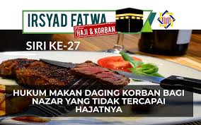 Cara memotong daging yang betul. Pejabat Mufti Wilayah Persekutuan Irsyad Al Fatwa Haji Dan Korban Siri Ke 27 Hukum Makan Daging Korban Bagi Nazar Yang Tidak Tercapai Hajatnya