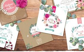 Nos équipes vérifient vos créations et des enveloppes adaptées vous seront offertes. Faire Part Mariage Boheme Chic 101demariage