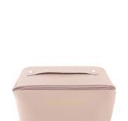 Basic make-up tas van PU leer - groot