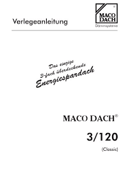 Maco (film company), a german film company. Verlegung Bei Maco Dach
